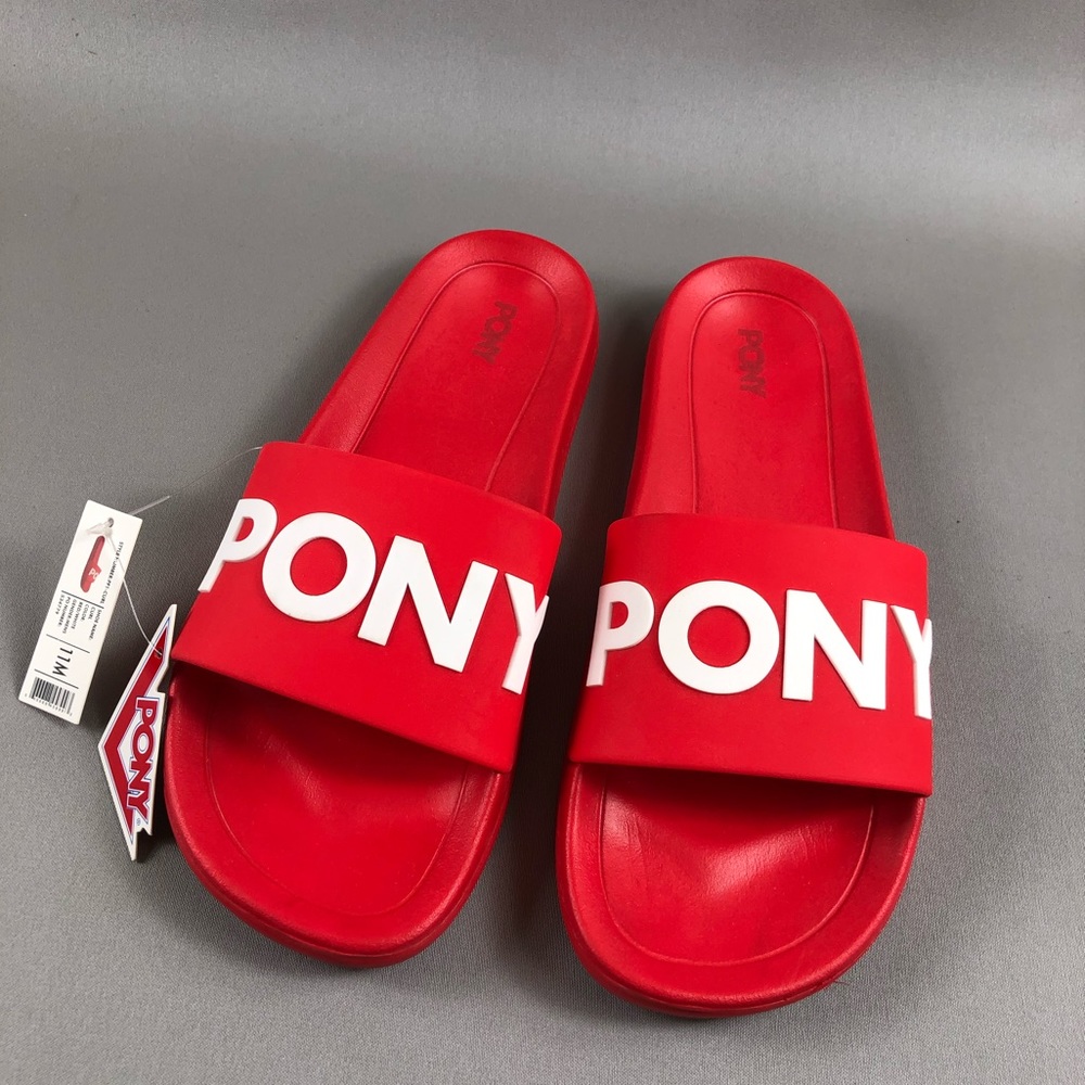 Pony Men’s Red Slides Sandals